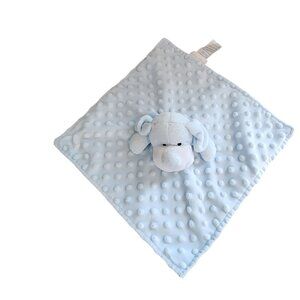 Elegant Baby Minky Dot Dog Lovey Security Blanket